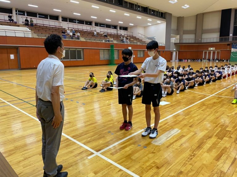 中学バドミントン部 県東地区総体 女子団体優勝 清真学園高等学校・中学校